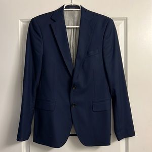 Zara Navy Blue Suit Blazer Sport Coat